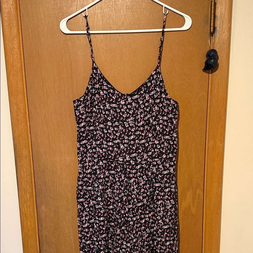 Maurices Black jumpsuit with Spaghetti Straps.